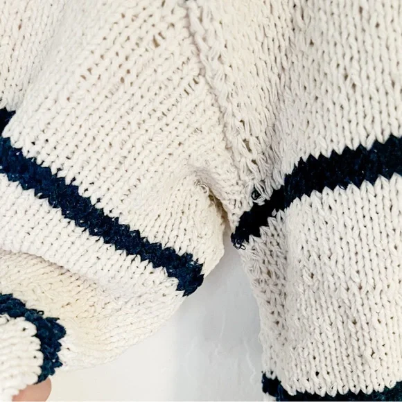 One Gray Day Chunky Cotton Sweater - Picture 2 of 8